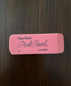 Paper Mate Pink Pearl Erasers, Medium, 24 Count 24 Count (Pack of 1) 12 71Bfw36xJ0L