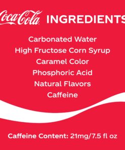 Coca-Cola Soda Soft Drink, 7.5 fl Oz (10 count) Coca-Cola 7.5 Fl Oz (Pack of 10) 19 71Bg37LDbWL