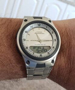 Casio Men's AW80-1AV Forester Ana-Digi Databank 10-Year Battery Watch Silver 19 71Bg4EFxsL