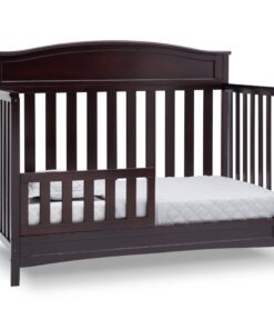 Delta Children Emery 4-in-1 Convertible Baby Crib - Greenguard Gold Certified, Dark Chocolate 4-in-1 Crib 31 71Bh8rOVYdL