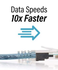 Alternative view of C2G RJ11 Modem Cable For DSL Internet - Connects Phone Jack To Broadband DSL Modems For High Speed Data Transfer - 7ft Long Ethernet Network Cable With Double-Shielding To Reduce Interference - 28721