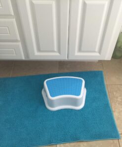 Kids Best Friend Boys Blue Step Stool, Take It Along in Bedroom, Kitchen, Bathroom and Living Room. Great For potty Training! 28 71Bj CQJwML