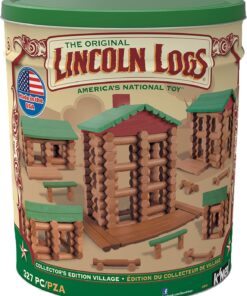 Alternative view of LINCOLN LOGS-Collector's Edition Village-327 Pieces-Real Wood Logs-Ages 3+ - Best Retro Building Gift Set for Boys/Girls-Creative Construction Engineering–Top Blocks Game Kit - Preschool Education Toy