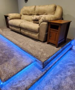 hyrion Smart LED Light Strips,50 ft WiFi LED Light,Sound Activated Color Changing with Alexa and Google,Sync Music with Led Strip Lights for Bedroom for Living Room, Home Decor 50ft 26 71Bjm5AmwUL