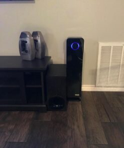 Germ Guardian AC5300B 28” 3-in-1 True HEPA Filter Air Purifier for Home, Large Rooms, UV-C Light Kills Germs, Filters Allergies, Smoke, Dust, Pet Dander, & Odors, 5-Yr Wty, GermGuardian, Black 25 71Bjqs NPmL