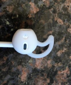 KeyBudz EarBuddyz 2.0 Ear Hooks and Covers Accessories Compatible with Apple AirPods Gen 1 & 2 or EarPods Headphones/Earphones/Earbuds (3 Pairs) (Clear) Clear 33 71BjxYoyFXL