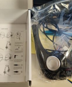 Wantek Corded Telephone Headset Mono w/Noise Canceling Mic for Avaya Aastra Allworx Adtran Alcatel Lucent AltiGen Comdial Digium Gigaset InterTel Mitel Plantronics MiVoice Landline Deskphones(F600S1) Monaural F600S1 21 71BlLdk6gwL