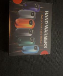 Hand Warmers - 14000mAh Hand Warmers Rechargeable Up to 18Hrs Warmth, Electric Hand Warmer Reusable Heat Up to 131℉, Rechargeable Hand Warmers 2 Pack for Golf Raynauds Camping, Warm Gifts Grey 7000mAh 2 PCS 25 71BlQObcU5L