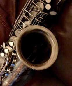 GLORY Engraved Flower Design High Grade Antique Finish Series PR4, E Flat Alto Saxophone with 11reeds,8 Pads Cushions,case,carekit 48 71BlX tj4L