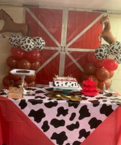 Rhode Island Novelty 54 Inch x 72 Inch Cow PNT Plastic Tablecloth One Per Order 17 71BljbHFTzL