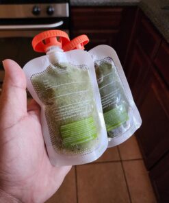 Infantino Disposable Squeeze Pouches, Portable Homemade Semi-Solid Food for Babies and Toddlers, 4 Fl Oz (Pack of 50) 50 Squeeze Pouches Pack 32 71BlqjcgvVL