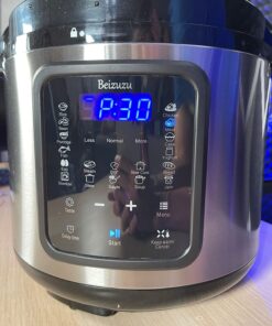 Electric Pressure Cooker: 6 Quart 9-in-1 Multi-Functional Built-in 11 Presets Programs Pressure Pot, Multi Cooker, Slow Cooker, Rice Cooker, Steamer, Sauté, Yogurt Maker, Warmer & Sterilizer 6 Quarts 37 71BmaWO4TuL 1