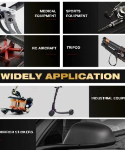 ARRIS 14mm Carbon Fiber Tube, 14mm x 12mm x 500mm 3K Roll Wrapped 100% Hollow Carbon Round Tubes Matt Surface for RC Airplane Quadcopter (2PCS) 14x12x500MM 2 PCS 14 71Bn sGGRzL