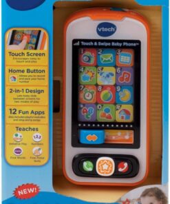 VTech Touch and Swipe Baby Phone, Orange Standard Packaging 22 71BnS4PqxXL