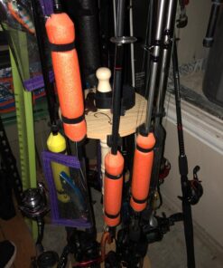 PShoreline Marine ROPEL PADDLE GEAR Rod Floats | Easy to Use & Secure | Hook & Loop Straps | Keeps Rod Afloat | Boating & Fishing Accessories Multi 3 71BnTWVz3DL