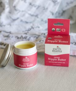 Organic Nipple Butter™ Breastfeeding Cream by Earth Mama | Lanolin-free, Postpartum Essentials Safe for Nursing, Non-GMO Project Verified, 2-Fluid Ounce 2 Fl Oz (Pack of 1) 47 71BoG9EcW6L