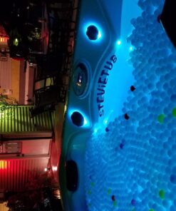 TADICK Assorted Color 50 Pack Beer Ping Pong Balls Washable Plastic Table Tennis Ball 27 71BoRloadmL