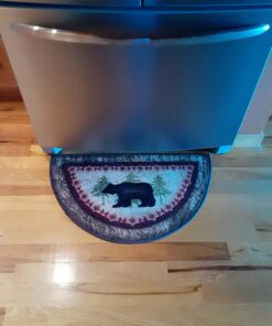 Cozy Cabin CC5275 Birch Bear Non Skid Rug 19"x31" Wedge Brown 19 in x 31 in 34 71BoYw1NRLL