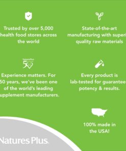 NaturesPlus Animal Parade Children's Chewable Multivitamin - Grape Flavor - 180 Animal-Shaped Tablets - Promotes Health & Well-Being - Vegetarian, Gluten Free - 90 Servings 180 Count (Pack of 1) 15 71Bofs19V8L