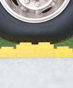 Camco Heavy Duty Leveling Blocks | Ideal For Leveling Single Wheels, Double Wheels, Hydraulic Jacks, Tongue Jacks, and More | Yellow | 10-pack (44505) Pack of 10 Standard Packaging 23 71Bp35uYJWL