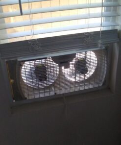 Holmes Window Fan with Twin 6-Inch Reversible Airflow Blades, White 41 71BpgvqdPtL