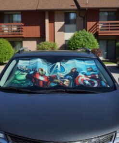 Plasticolor 003695R01 Marvel Avengers Accordion Style Car Truck SUV Front Windshield Sunshade 8 71BqQ52XHL