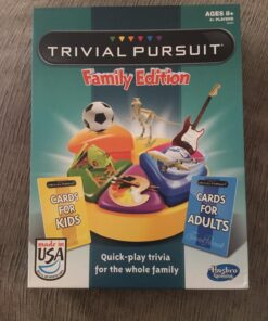 Hasbro Gaming Trivial Pursuit Game: Family Edition Board Game, Family Trivia Games for Adults and Kids, 2+ Players, Ages 8+ (Amazon Exclusive) Limited edition 26 71BqjO7ey L