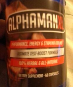 Nutrition Essentials AlphaMAN XL Male Pills | - Enlargement Booster Increases Energy, Mood & Endurance | Best Performance Supplement for Men - 1 Month Supply, 60 Capsules 27 71BqvauC VL