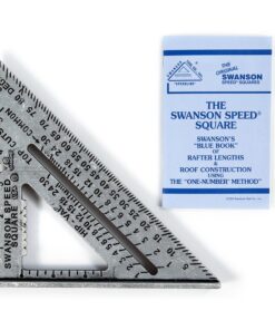 SWANSON Tool Co S0101 7 Inch Speed Square, Blue 7" Speed Square 30 71BrbM S6L