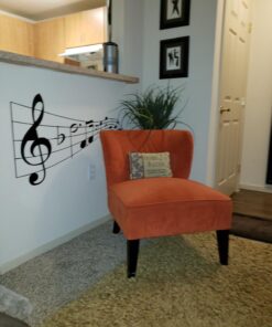 Alternative view of Newclew Music Musical Notes Removable Vinyl Wall Decal Home Décor Large (Music 1) Music 1