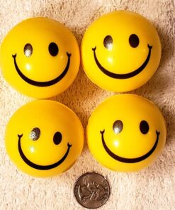 Neliblu 24 Pack Smile Stress Balls for Kids and Adults - 2" Stress Balls in Bulk - Neon Yellow Funny Face Squishy Balls to Support Anxiety - Fidget Toys, Party Favors, Goodie Bag Stuffers for Kids 34 71BsQJfj34L