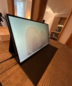 UPERFECT Portable Monitor 18.5 inch 100Hz 100% sRGB 1080P Portable Laptop Monitor w/Smart Cover, VESA & Speakers, Frameless IPS HDR Gaming Monitor USB-C HDMI Travel Second Monitor 18.5-100Hz 29 71BsfEo5SL