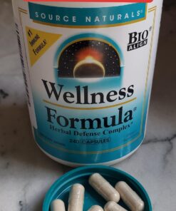 Source Naturals Wellness Formula Bio-Aligned Vitamins & Herbal Defense For Immune System Support - Dietary Supplement & Immunity Booster - 240 Capsules 32 71BtS0oLauL