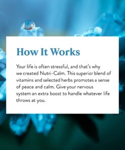 Nature's Sunshine Nutri-Calm, 60 Tablets 60 Count (Pack of 1) 14 71Btib3McL