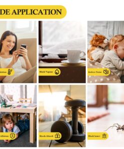 Fowong Foam Tape Weather Strip 3 Rolls, 1/4" W X 1/8" T X 16' L, Self-Adhesive Thin Size Foam Tape High Density Thin Insulation Rubber Strip, 3 Rolls X 16 Ft, Black 1/4inch * 1/8inch 13 71BuU9AEfiL