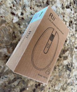 Rii Wireless Mouse RM700 2.4G Silent Mouse with USB Receiver for Laptop,PC,Mac,Chromebook,Windows (Black) black 15 71Bv2k27tRL