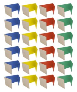 Flipside Study Carrel, 48 x 12, Assorted Colors, 24/Pack 24 Pack 9 71Bvq H60ML