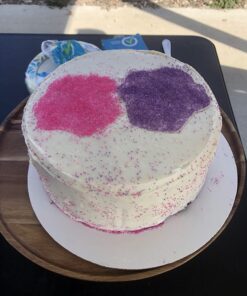 Ateco Cast Iron and Non-Slip Pad Cake Stand, 12 inch, White #612 12" Round, Cast Iron Base 28 71BvrvjjxL