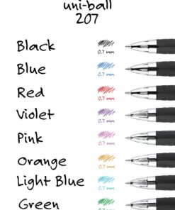 Uniball Signo 207 Gel Pen 12 Pack, 0.7mm Medium Blue Pens, Gel Ink Pens Office Supplies Sold By Uniball Are Pens, Ballpoint Pen, Colored Pens, Gel Pens, Fine Point, Smooth Writing Pens 13 71Bw4SwxyHL
