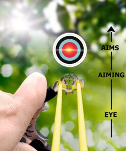 YZXLI Professional Outdoor Hunting Stainless Steel slingshots and Bag 12 71Bw6JLDdBL