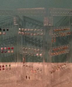TheJD Foldable Acrylic Earring Screen Stand Holder - Upto 144 Pairs Earring Display Showcase Folderble Stand 33 71BwpBWQ5TL