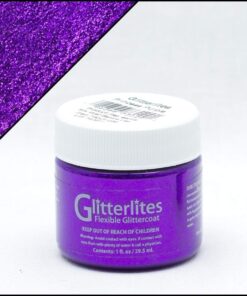 Angelus Glitterlites Princess Purple Acryic Leather Glitter Paint