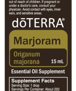 doTERRA - Marjoram Essential Oil - 15 mL Warm, herbaceous, woody 0.51 Fl Oz (Pack of 1) 14 71Bxlp0FSL