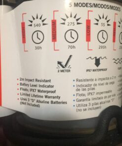 Streamlight 44931 Siege 540-Lumen Compact D Alkaline Outdoor Hand Lantern/Flashlight Combo, Coyote 540 Lumen 3xD Battery 56 71Bxzl uYsL