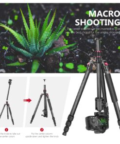Alternative view of Neewer Carbon Fiber 66 inches/168 centimeters Camera Tripod Monopod with 360 Degree Ball Head,1/4 inch Quick Shoe Plate,Bag for DSLR Camera,Video Camcorder,Load up to 26.5 pounds/12 kilograms