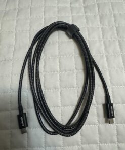 Anker USB C Charger Cable, New Nylon USB C to USB C Cable (6ft, 2Pack), 60W(3A) for iPhone 15/15 Pro/15 Plus/15 Pro Max, iPad Mini 6/ Pro 2021, iPad Air 4, MacBook Pro 2020, Samsung Galaxy S23,Switch 6ft Black 2 32 71BytSsT9qL