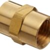 Anderson Metals - 56103-04 Brass Pipe Fitting, Coupling, 1/4" x 1/4" Female Pipe 1/4" x 1/4" 7 71ByvJhfXaL 1