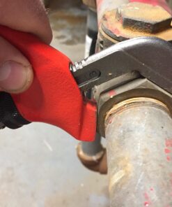 RIDGID 31305 Model E-110 9.5" Offset Hex Jaw Pipe Wrench, Red, Made in The USA 45 71Bzdrw6n3L