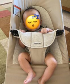 BABYBJÖRN Bouncer Balance Soft, Cotton/Jersey, Beige/Gray 36 71BzqxXhEkL