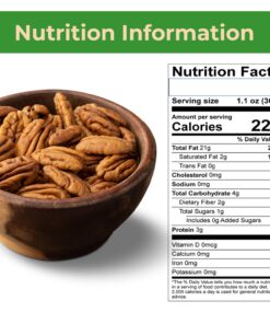 Sincerely Nuts - Raw Pecans (No Shell) | Two Lb. Bag | Shelled Whole Pecan | Delicious Healthy Snack Food | For Baking, Snacking and Dessert Treats | Gluten Free and Kosher | Fresh Resealable Bag 2 Pound (Pack of 1) 12 71BzxnKsbSL